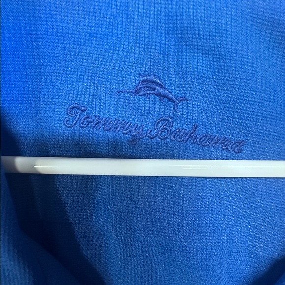 Tommy Bahama Royal Blue Casual Button Down Shirt - Picture 5 of 5